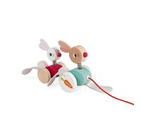 Janod J08207 Zigolos Pull-Along Rabbits Game
