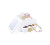 Janod - Jewellery Box with Secret Openings - Comes with 1 Unicorn Bracelet and 1 Unicorn Collie - With Drawer and Mirror - 17cm x 11cm From 3 Years - J06462