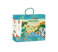 Janod - Jurassic Explorer - Explorer Briefcase - Arts & Crafts Kit - 6 Different Activities - Children’s Craft Activity Toy for Ages 6 +, J09112