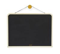 Janod - Large Double-Sided Wall-Mounted Blackboard - For Writing and Drawing - Includes 3 Chalks + 1 Brush - FSC Wooden Toy - 3 Years +, J09635