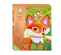 Janod, Les Ateliers du Calme, Children's Animal Mosaic Kit, 5 Pictures | 10 Sheets of Self-Adhesive Foam Mosaics, Models and Instructions, Fine Motor Skills, Concentration and Calm Creative Play