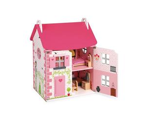 Janod Mademoiselle Doll´s House Pink 3-8 Years Kids