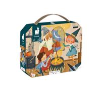 Janod - Magic 200-Piece FSC Cardboard Puzzle - Develops Patience and Concentration - Made in France - for Ages 7+, J02548, Brown