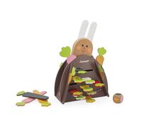 Janod - Magic Carrot - Children's Board Game - Skill and Strategy Game - Wooden Toy - Learning Colours - 2 to 4 Players - FSC-Certified - 3 Years + - J02473