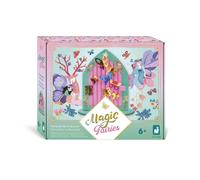 Janod - Wooden Door to Decorate Fairy Theme - To Paint & Decorate - Les Atelier du Calme - Children's Creative Leisure Kit - Development Creativity and Concentration - From 6 Years - J09169