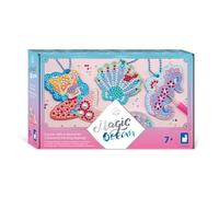 Janod - Magic Ocean - 3 Diamond Keychains - Keychain Making Kit - Child Craft Kit - Fine Motor Skills and Concentration Learning - from 7 Years Old - J07793