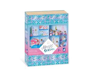 Janod - Magic Ocean - My Magic Potions - Children’s Craft Activity - Arts & Crafts Kit - Kids’ Make-Your-Own Magic Potion - Mermaid Universe - Set for Ages 7 +, J09143