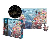 Janod - Magic Puzzle for Children The Ocean 24 pieces - Educational Game - Fine Motor Skills Observation and Concentration Training - FSC® Certified - From 3 years old, J02654