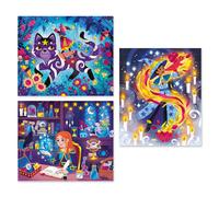 Janod Magic School - 3 Boards Gilding Paintings Craft Kit J07732