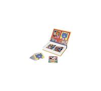 Janod - Magn?ti'Book Mix & Match - Magnetic Educational Game, Animal Theme - 8 Animals to Put Together - 72 Magnets, Many Combinations & Possible