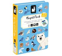 Janod Magneti´book Polar Animals Book Blue Kids