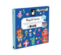 Janod - Magnéti'Stories The Animal Party - 30-Magnet Educational Game - Children’s FSC Cardboard Toy - Develops Imagination & Fine Motor Skills - 3 Years +, J05455