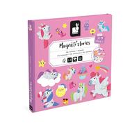 Janod Magnetic Game Magnéti'Stories Unicorns – 30 Magnets, FSC Cardboard, Ages 3+