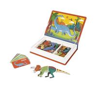 Janod Magnetibook Dinosaur Mix & Match - 51 Pieces, Ages 3+ | Travel Case