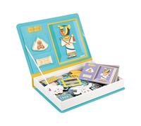 - Magnéti'Book History - 60-Magnet Educational Game with 12 Model Cards - Children's FSC Cardboard Toy - Develops Fine Motor Skills & Imagination -