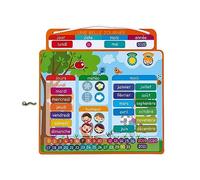 Janod - Magnetic Calendar, A Beautiful Day - Educational Children's Calendar - 67 Magnets - Better Understanding the Notion of Time and Gaining Autonomy - From 3 Years Old, J02972