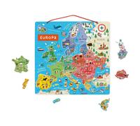 Janod Magnetic European Map Spanish Version Educational Toy Multicolor 12 Months-7 Years