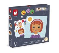 Janod - Magnetic Game Of Emotions - Early Learning Game - Ages 2 and Up, J08038, Natural Wood
