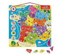 Janod Magnetic France Map Educational Toy