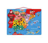 Janod Magnetic Spain Map Educational Toy