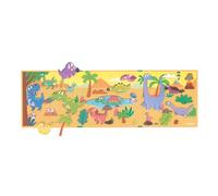 Janod - Magnéti'Stories Dinosaurs - 30-Magnet Educational Game - Children’s FSC Cardboard Toy - Develops Imagination & Fine Motor Skills - 3 Years +, J05450