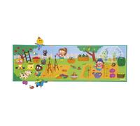 Janod - Magnéti'Stories The vegetable garden - Educational Magnetic Game 30 Magnets - FSC Cardboard Children's Toy - Develops Imagination and Fine Motor Skills - From 3 Years - J05449
