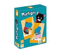 Janod - Mistigri - 16 Families to Reunite - Memory and Association Game - 2 to 6 players - From 4 Years - J02752