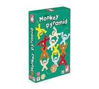 Janod Monkey Pyramid Skill Multicolor 3-99 Years Kids