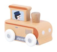 Janod - Mountain Valley wooden Train - Cross Roads - Early-Learning Toy - Develops Motor Skills - 12 Months, FSC Wood Toy, Multicolor