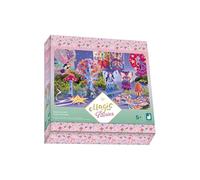 Janod - Multi-Activity Set - Fairy Theme - 11 Realisations - Children's Creative Leisure Kit - Dexterity and Concentration - From 5 Years - J09175