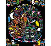 Janod - Multi-Activity Box 17 Animal Achievements - Les Ateliers du Calme - Kid's Creative Leisure Kit - Teaches Fine Motor Skills and Creativity - Ages 6 and up - J07955