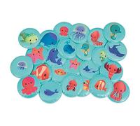 Janod Bath Memory memory game for the bath Sea Animals 2 y+ 24 pc