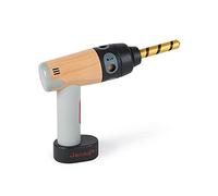 Janod - My First Construction Game - FSC Wooden Drill - Pretend Play Toy - 2 Magnetic Tools, Screwdriver & Drill - 3 Years + - J06474