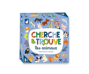 Janod - My First S nd Find - Animal Theme - Children's Board Game - Observation Game - From 3 Years, J02455