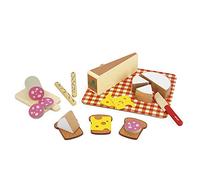 Janod - My First Starters - Pretend Play Kitchen & Doll’s Tea Set Toy - 20 Wooden, Cardboard and Felt Pieces Included - FSC-Certified - Water-Based Paints - 3 Years +, J06597