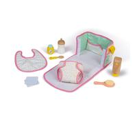 Janod Nursery Changing Set - 10 Piece Set for 14”-16” Dolls - Ages 2+ - J06501