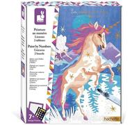 Janod Paint by Numbers Unicorns | 2 Boards Art Kit (7+)