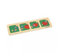 Janod - Pédagogie Range - 10x 4-Action Sequences - Put the Actions in Chronological Order - Children’s Educational Toy - 36 Months +, J05083
