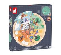 Janod - Pédagogie Range - Children’s Observation Puzzle - “Garden” S nd Find Game - Children’s Educational Toy - FSC Wood Game - 24 Months +, J05090