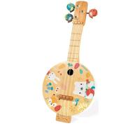 Janod Pure Banjo Kids Children'S Wooden Educational Musical Activity Toy 36M+ NE