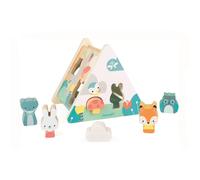 Janod Pure Shape Sorter Kids Children Toddler Wooden Learning Toy Activity 18M+