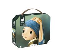 Janod - Puzzle 100 Pieces Inspired by Vermeer - Puzzle 100 Pieces Child - Educational Game - Develops Patience and Dexterity - FSC Certified - From 6 years, J02551