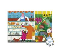 Janod - Puzzle 500 Pieces Adults Teenagers Children - On the Market - Develops patience and dexterity - European manufacturing, Vegetable-based inks and FSC certified - From 8 years - J02500
