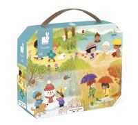 Janod Puzzle Seasons 36pcs - Plush Soft Toy