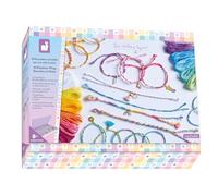 Janod - Rainbow Bracelet Kit - Arts & Crafts Kit - Creativity-Stimulating Children’s Set - Kids’ Craft Activity - Arts & Crafts Kit for 8 Years +, J09134
