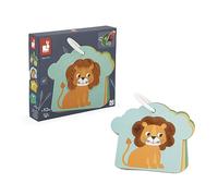 Janod Tactile Cards activity toy Savana 12 m+ 6 pc