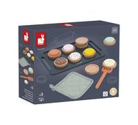 Janod Wooden Cookie Workshop Mamie Soleil - Multicoloured One Size with Glove & Spatula
