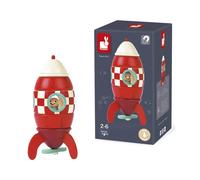 Janod J05207 Wooden Magnetic Rocket, Small (16 cm)