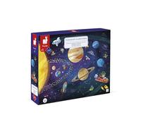 Janod - Solar System Children's 100-Piece Educational Puzzle - Develops Fine Motor Skills and Concentration - Suitable for ages 5 and up - J02678