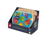 Janod - Speedy Fish Puzzle Game - Develops Fine Motor Skills and Concentration - From 18 Months Old, J07088